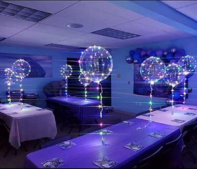 LED Bobo balloons 10 PACKS,20 Inches with String Lights Helium Style Glow  Bubble Balloons for Christmas Wedding Birthday Valentines Day Halloween  Party Supplies Decorations (Purple) - Yahoo Shopping