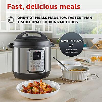Instant Pot Duo 7-in-1 Electric Pressure Cooker - Stainless Steel/Black, 8Qt  (IP-DUO80) for sale online