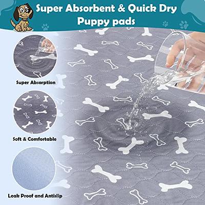 Reusable Washable Dog Pee Pad-72x72-Non-Slip Waterproof Floor Mat for  Senior Pets and Playpen-Gray 