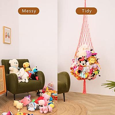 Stuffed Animal Storage Net Hammock,Walls And Ceiling Hanging Net Hanging Stuffed  Animal Holder Corner Toy Storage Organizer Plush Toy Net Display Storage  Network for Kid Room Bedroom Playroom - Yahoo Shopping