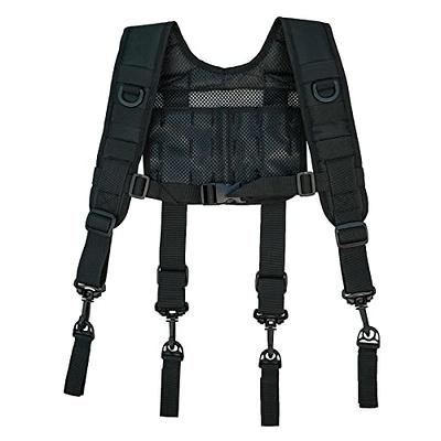 KUNN Tactical Police Suspenders for Duty Belt Harness Law Enforcement with  Adjustable Strap and 4 Tool Belt Loops,XL - Yahoo Shopping
