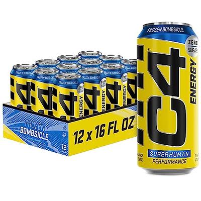 C4 Energy Arctic Snow Cone Energy Drink 16 fl. oz. Can - 12/Case