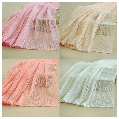 Fine Pleated Mesh Fabric Pink Apricot Ruffled Polka Dot Wrinkled Tulle For  Dress Clothes Craft Sewing Materials 150cm 59 Wide M37F6 - Yahoo Shopping