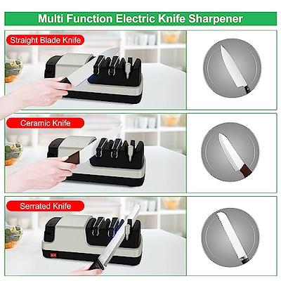 1pc Multifunctional Four-stage Knife Sharpener, Stainless Steel