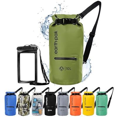 Earth Pak Waterproof Dry Bag with Zippered Pocket - Waterproof Dry