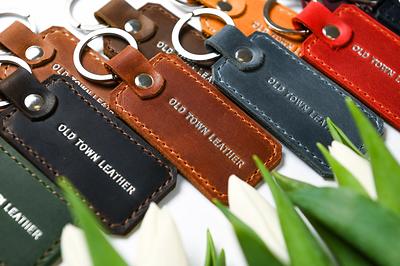 Rustic Town Leather Key Holder