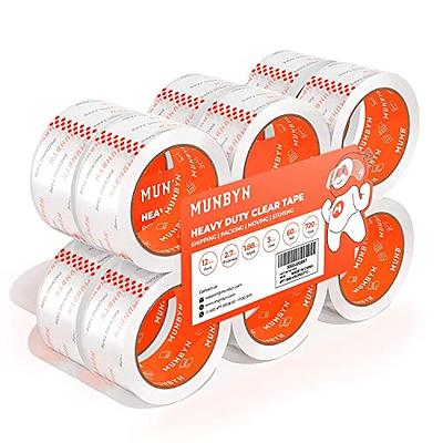 MUNBYN Packing Tape, Heavy Duty Shipping Tape with Total 540 Yards, 2.7mil,  2.83inch *90 Yard(Per Rolls) Great for Shipping Packing Moving Mailing  Office Storage, Clear Tape Refill for Dispenser - Yahoo Shopping