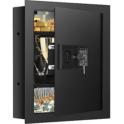17.72 Tall Fireproof Wall Safes Between the Studs 16 Centers, Electronic Hidden  Safe with Digital Keypad, Home Safe for Firearms, Money, Jewelry, Passport  - Yahoo Shopping