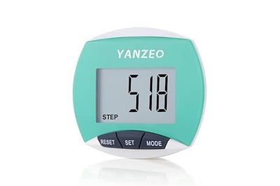 YANZEO Digital Pedometer for Walking Step Counter Walking Pedometer Pocket  Digital Belt Clip Running Accessory - Yahoo Shopping