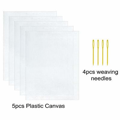 Pllieay 3 Pieces Big Size Mesh Plastic Canvas Sheets for Embroidery,  Acrylic Yarn Crafting, Knit and Crochet Projects, 6