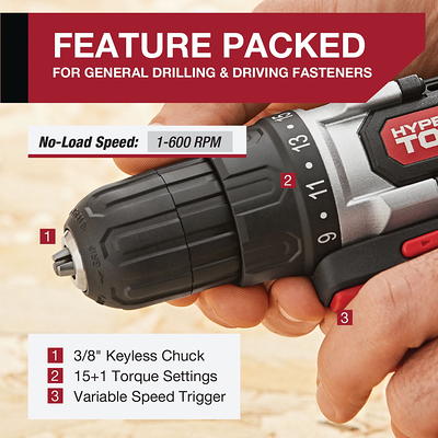 20V MAX Lithium-Ion Cordless 3/8 in. Drill/Driver with Battery 1.5Ah and  Charger