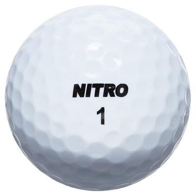 Nitro Golf Ultimate Distance Golf Balls, Pink, 12 Pack 