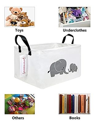 Rectangular Baby Storage Bins 10X14X8 Inch Storage Boxes for Organizing Toy  Bin