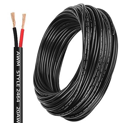 20 Gauge 3 Conductor Electrical Wire Oxygen-Free Copper Cable 25FT/7.7M  Flexi 