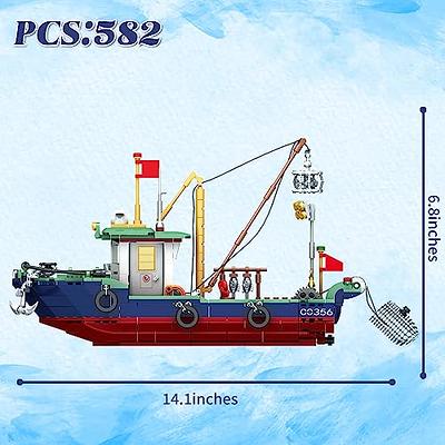 WVINVW Fishing Boat Building Blocks Sets, Compatible with Lego Boat Sea  Fishing Building Blocks Toy Set Collection Decoration, Gifts for Boys and  Girl Ages 6-12 Years Old and up, 582 Pcs - Yahoo Shopping
