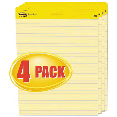  Post-it Super Sticky Mini Easel Pad, 15 x 18 Inches, 20  Sheets/Pad, 6 Pads, White Premium Self Stick Flip Chart Paper, Great for  Virtual Teachers and Students (577SS) : Office Products