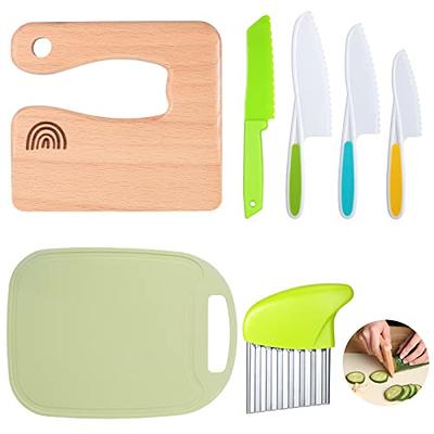 Kids Knife Set, Kids Knifes for Real Cooking, 7 Pieces Kids Knife