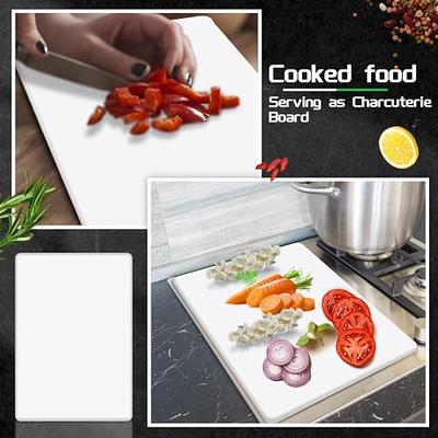 Plastic Cutting Boards for kitchen Meat Veggies Fruits Cutting