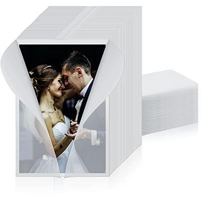 30 Pcs Vellum Jackets for 5x7 Invitations, Pre-Folded Vellum Paper  Invitations, Translucent Wedding Invitations Wraps 50 Pcs Gold Self  Adhesive