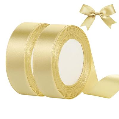 Gold Velvet Wired Ribbon, 1-1/2 x 50 yards