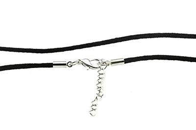 HstyleUnee Leather Necklace Cord 18 inches 2mm Black Cord Necklace