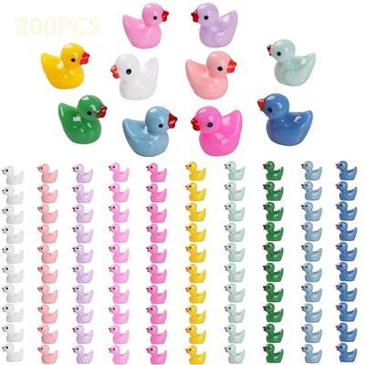 60pcs Tiny Ducks Little Duck Figures Mini Resin Ducks Plastic Small  Miniature Ducks Bulk For Dollhouse Decor Micro Fairy Garden Landscape  Aquarium Hid