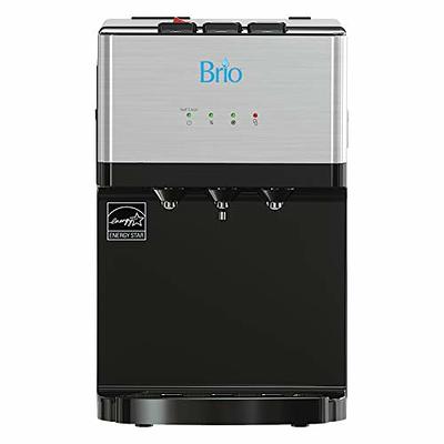 Brio Bottom Loading Water Cooler Water Dispenser – Essential Series - 3  Temperature Settings with Reusable Water Bottle Container