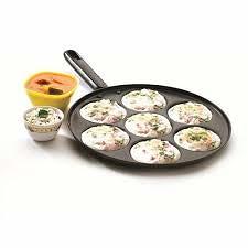 NonStick Mini Uttapam Pan Mini Pancake Maker Mini Crepe pan Idli Pan Pancake  Multi-Snack Maker Aluminium Uttapam Tawa Mini Pancake Tava 7 Cavity (275mm)  - Yahoo Shopping