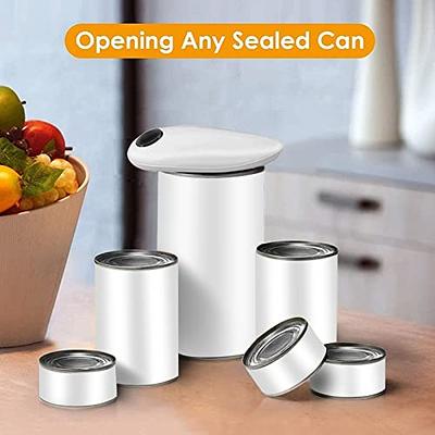 Manual Can Opener Stainless Steel Handheld Can Opener with Magnet for Seniors  Arthritis Kitchen Bottle Jar Opener KITCHENDAO