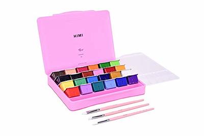 FENORKEY Paint Brushes-26pcs Professional Artist Painting Brush Set for  Acrylic Oil Watercolor Gouache Miniature Rock, with Canvas Roll Palette  Knife