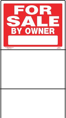 Hillman 15-in x 19-in Plastic Sale/For Sale Sign