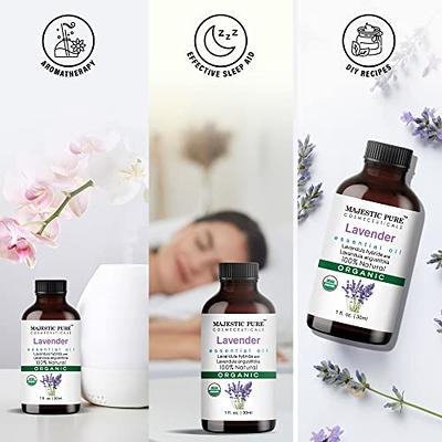 Plant Therapy Organic Lavender Essential Oil 100% Pure, USDA Certified  Organic, Undiluted, Natural Aromatherapy for Diffusion & Topical Use, For  Skin