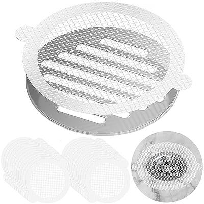 MFTEK Drain Hair Catcher Tub Drain Protector Stainless Steel Bathtub Shower Drain Hair Stopper Strainer Trap for Shower Bathroom Sink to Catch Hair