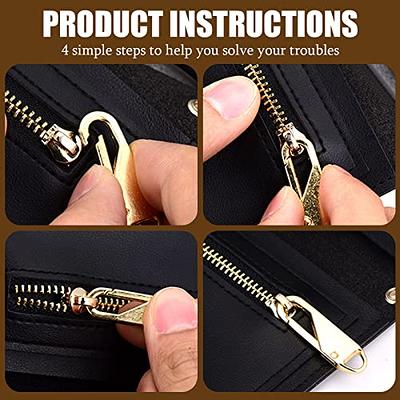 Metal Zipper Pull Tab Replacement Puller Zip Coat For Bag Extender