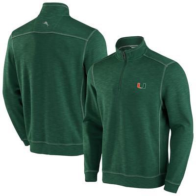 Men's Tommy Bahama Green Miami Hurricanes Big & Tall Tobago Bay Quarter-Zip  Sweatshirt - Yahoo Shopping