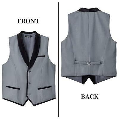 Vest and Pants Men Business Wedding Party Set Trousers Waistcoat Suits  (Color : Blue, Size : 5XL 90kg-95kg) : : Clothing, Shoes &  Accessories