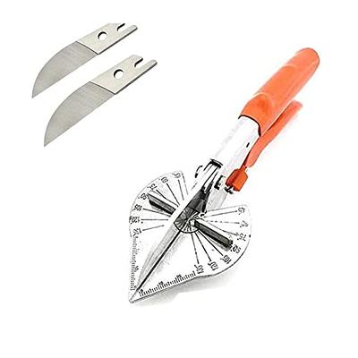 Miter Shears, Non-Slip Handle 45-135 Degree Miter Snips Cutting Tool for  Soft Wood, Plastic, PVC, Multi Angle Shear Cutter