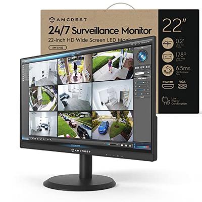 XIGETRAIL 10.1 Inch Monitor Small HDMI Monitor, 1024x600 Mini Monitor IPS  Screen Support VGA AV HDMI USB, Portable Computer Display with Built-in  Dual