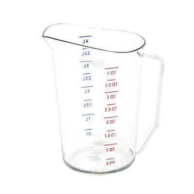 WebstaurantStore 2 Qt. (8 Cups) Clear Plastic Measuring Cup