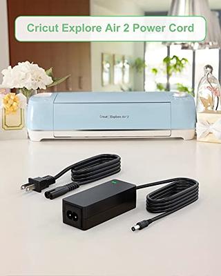 Pwr+ RNAB00B502HL4 pwr 19v ac adapter for cricut explore air 2 expression  original create mini cake power cord - 12 ft ul listed cutting machine