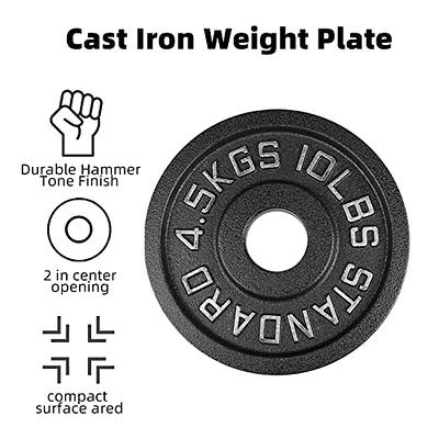 Cast Iron Olympic Weight Plates - Hammertone Finish