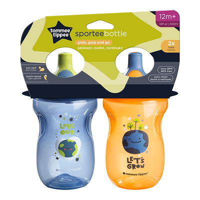 Tommee Tippee Insulated 2pk Sportee Toddler Water Bottle with Handle 12+  Months - 9oz 9 oz