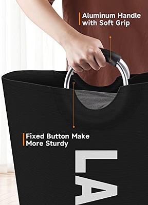  Dalykate Large Laundry Basket 82L Collapsible Oxford Fabric Laundry  Hamper Foldable Clothes Laundry Bag with Handles Waterproof Washing Bin  Portable Dirty Clothes Basket for College Dorm, Family : Home & Kitchen
