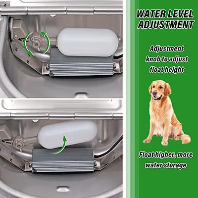 Stainless Steel Automatic Heated Water Bowl with Float Valve Water Trough  Pet Thermal-Bowl for Livestock Cattle Dog Goat Pig Horse