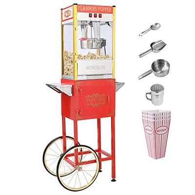 VEVOR 1440-Watt 12 oz. Red Countertop Popcorn Maker Kettle Commercial Popcorn  Machine with 3-Switch Control TSBM12OZ1440WP6BRV1 - The Home Depot