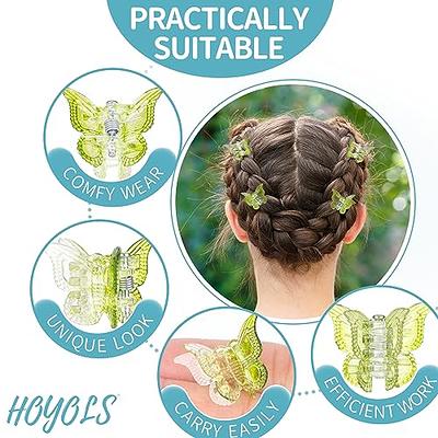 Mandala Crafts 48 PCs Plastic Small Hair Clips for Women - Girls Mini Hair  Clips - Tiny Hair Clips Small Claw Clips for Hair