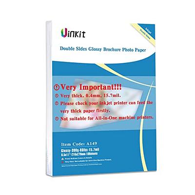 Uinkit 100 Sheets 8.5x11 Letter Size Thick Heavyweight Photo Paper