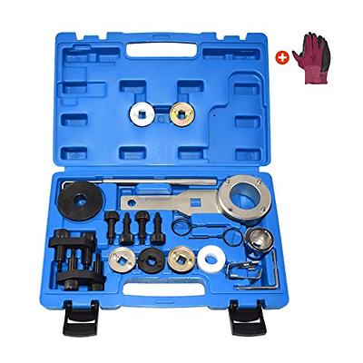 T10531 Heavy Duty High Strength Steel Vibration Damper Crankshaft Pulley  Removal Tool For 4cyl 1.8 2.0 TFSI Engine : : Automotive