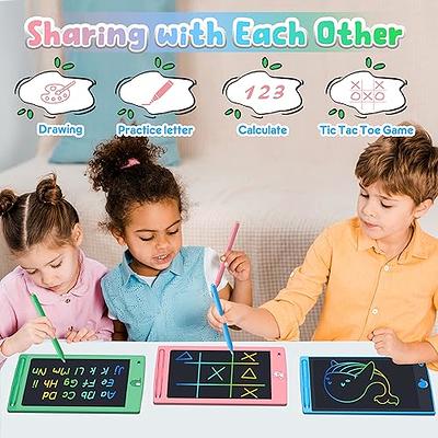 3Pack LCD Writing Tablet for Kids, 8.5 Inch Colorful Doodle Board Drawing  Pad for Kids, Drawing Tablet Girl Toys Age 4-5, Educational Kids Toy