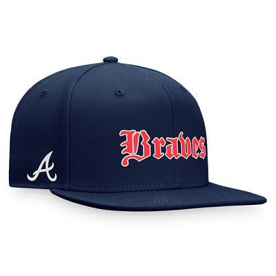 Men's Fanatics Branded Navy Atlanta Braves Gothic Script Fitted Hat - Yahoo  Shopping